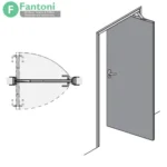 خرید با تخفیف مکانیزم کشویی لولایی با میله اتصال روی قاب عرض 610-1000mm فانتونی K847 | مکانیزم درب کشویی لولایی فانتونی K847 | سری Rotary