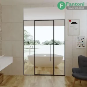 خرید با تخفیف مکانیزم و پروفیل کابین دوش مدل Swing Door تک درب راست بازشو و چپ بازشو ارتفاع 2100mm و عرض 1700mm | مکانیزم پروفیل کابین دوش مدل Swing Door