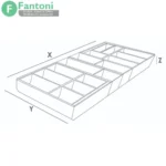 جای قاشق و چنگال استیل رنگ کروم فانتونی O031,O032,O033 - Image 2