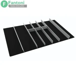 جای قاشق و چنگال اسلیم رنگ مشکی فانتونی O151-O152-O153-O154