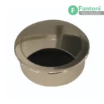 قاب داکت گرد رومیزی رنگ نیکل آنودایز مدل T381 | رنگ نیکل آنودایز