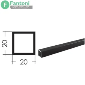 i230 پروفیل شلف مدل استار رنگ مشکی مات 3000mm