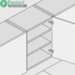 لولای تین - در سری پروفشنال تیتانیومی با پایه های صلیبی 3D فانتونی A065