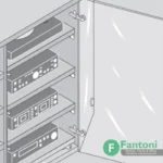 لولای شیشه سری استار با پایه های صلیبی 3D فانتونی A073