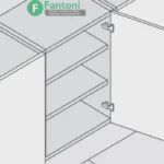 لولای تتانیومی سری پرفشنال با پایه خطی 3D فانتونی A104