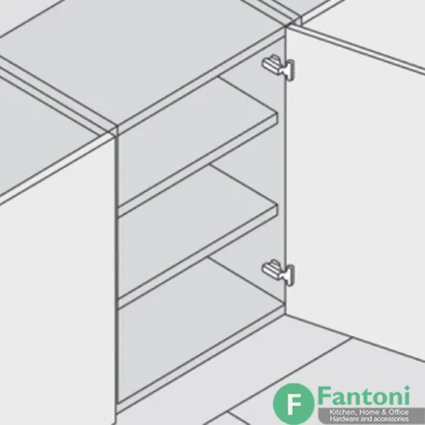 لولای تتانیومی سری پریمیوم با پایه خطی 3D فانتونی A113