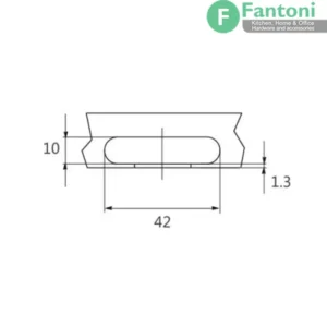 لولای تیتانیومی پروفیل آلومینیومی سری استار پلاس با پایه های خطی 3D فانتونی A410