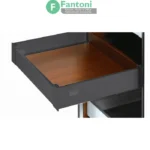 ریل دبل باکس اسلیم اینر 40Kg با فرانت آلومینیوم ارتفاع 110 فول فانتونی B171,B175 ریل اینر (داخل‌کشو) دبل باکس اسلیم فانتونی ۱۱۰ میلی‌متر با فرانت آلومینیوم