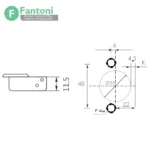 لولا w90 مخصوص یونیتهای کنج سری استار پلاس با پایه صلیبی 3D فانتونی A032