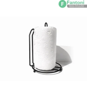 جای دستمال کاغذی آشپزخانه رنگ مشکی فانتونی H012 جای دستمال کاغذی ایستاده فانتونی مدل H012 رنگ مشکی
