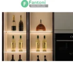 چراغ LED دو طرفه جهت شلف شیشه ای مدل کلارا فانتونی N573,N575 چراغ LED خطی داخل کمد فانتونی مدل کلارا (Clara) سری N573-N575