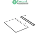 چراغ LED دو طرفه جهت شلف شیشه ای مدل کلارا فانتونی N573,N575 چراغ LED خطی داخل کمد فانتونی مدل کلارا (Clara) سری N573-N575