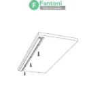 چراغ LED دکوراتیو روکار شیبدار مدل نکسو فانتونی N573,N575 چراغ LED خطی شیاردار فانتونی مدل نکسو (Nexo) سری N731-N733