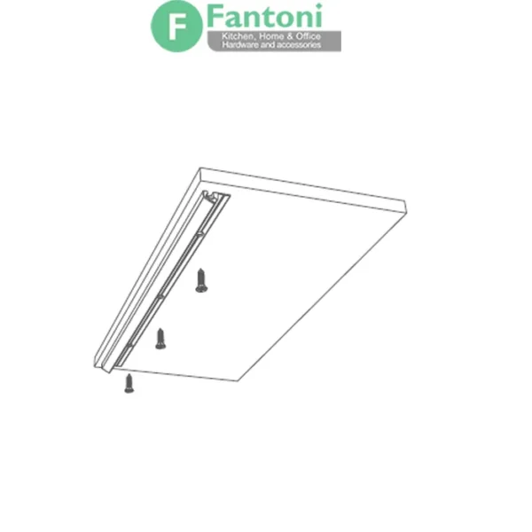 چراغ LED دکوراتیو روکار شیبدار مدل نکسو فانتونی N573,N575 چراغ LED خطی شیاردار فانتونی مدل نکسو (Nexo) سری N731-N733