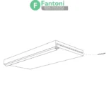 چراغ LED دکوراتیو روکار شیبدار مدل نکسو فانتونی N573,N575 چراغ LED خطی شیاردار فانتونی مدل نکسو (Nexo) سری N731-N733