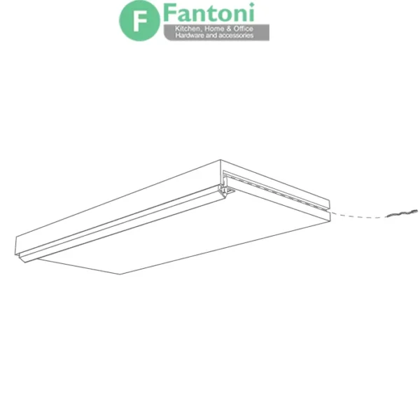 چراغ LED دکوراتیو روکار شیبدار مدل نکسو فانتونی N573,N575 چراغ LED خطی شیاردار فانتونی مدل نکسو (Nexo) سری N731-N733