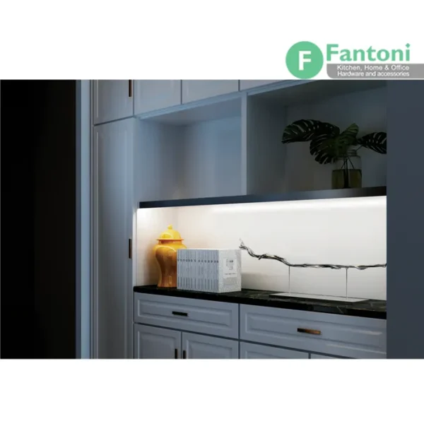 چراغ LED داخل کمد و کابینت شلف چوبی مدل الیس فانتونی N583,N585 چراغ LED روکار شلف چوبی فانتونی مدل الیس (Elys)