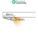 چراغ LED دکوراتیو روکار مثلثی کنیک مدل زنو فانتونی N593,N595 چراغ LED دکوراتیو مثلثی فنتونی مدل زنو (Zeno) | طراحی زاویهدار