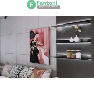 چراغ LED شلف آلومینیومی به همراه ترانس مدل نسکا فانتونی N681,N682,N683 شلف نوری LED مشکی مات فانتونی مدل نکسا (Nexa) | عمق ۲۸۰ میلیمتر