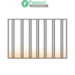 چراغ LED شلف آلومینیومی نگهدارنده بطری مدل پلانو فانتونی N671,N672 چراغ LED شلف و استند نگهدارنده بطری مدل Plano (کدهای N671 و N672)