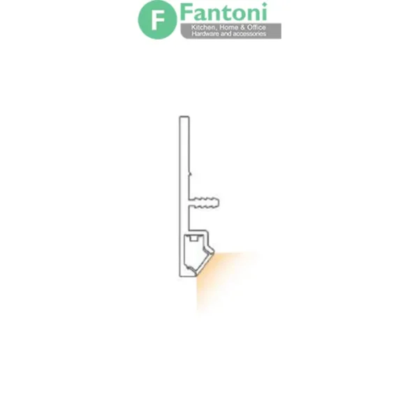 چراغ LED جهت جای کفش مدل نوا فانتونی N741,N742,N4743 چراغ LED کلیپسی لبه شیشه فانتونی مدل نوآ (Noa) سری N741-N743