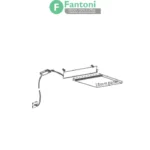 چراغ LED جهت جای کفش مدل نوا فانتونی N741,N742,N4743 چراغ LED کلیپسی لبه شیشه فانتونی مدل نوآ (Noa) سری N741-N743
