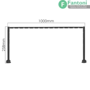 چراغ LED خطی 1000mm ویترینی لومی فانتونی N912 چراغ LED خطی ۲۴ ولت فانتونی مدل روژا (Rozha) طول ۱ متر
